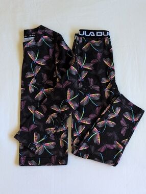 Bula Kids Size Small Matching Base Layer Set Thermal Underwear Top Pants Black